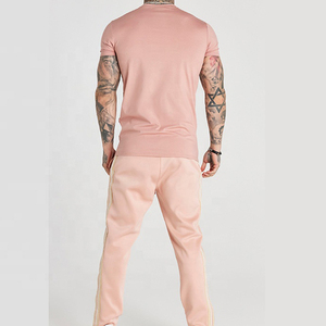 Venta caliente Hombres Transpirable Culturismo Drifit Camisa Moda Casual Hombres Deporte Color sólido Camiseta - Product Image 5