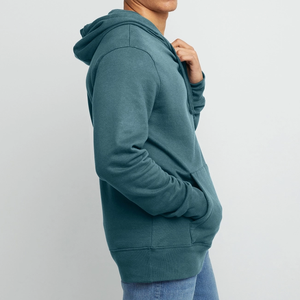 Haute qualité 100% coton lourd à manches longues Hip Hop Streetwear sweat à capuche vierge Logo personnalisé impression numérique - Product Image 5