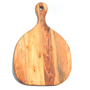 Stylish Wooden Cutting Board For Serving Breakfast Sandwiches Cheese And Fruits With Aesthetic Natural Grain - Product Image 1