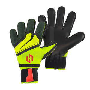 Gants de gardien de but avec logo personnalisé, haut de gamme, fermeture sécurisée en cuir solide pour l'extérieur, hiver, paume en latex solide pour écran tactile - Product Image 6