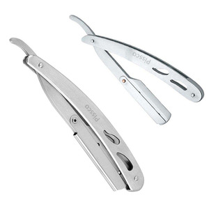 Proveedor Mayorista Pissco de Herramientas de Barbería para Salón, Navaja Recta de Acero Inoxidable, Navaja Plegable de Acero Inoxidable para Cortar el Cabello - Product Image 4