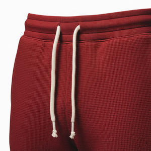 กางเกงวอร์มผู้ชายเอวกลางผ้าฟลีซเนื้อหนัก 345 กรัม คุณภาพสูง ผลิตตามสั่ง ผ้าฝ้ายผสมโพลีเอสเตอร์ มีกระเป๋าและปลายขาจั๊มพ์ - Product Image 4