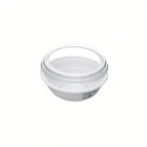 24oz PS Clear Salad <b>Bowl</b> <b>with</b> Base and <b>Lid</b> Plastic <b>Bowls</b> - Product Image 2