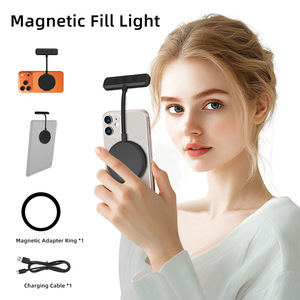 Lampe LED magnétique pour selfie et lecture, luminosité et température de couleur réglables, chargement Type-C - Product Image 3