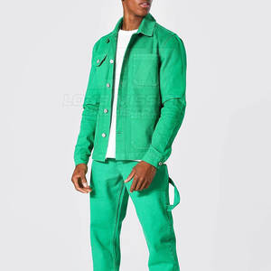 Veste en jean pour homme, style tendance, nouvelle arrivée, couleur personnalisée, coton et polyester, vente en gros - Product Image 4