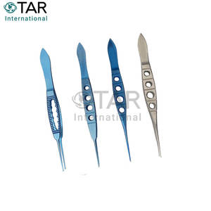 Pinzas Fechtner para Conjunctiva, Puntas de Anillo, Instrumentos Médicos Oftálmicos, CE, Procedimientos Quirúrgicos de Conjunctiva - Product Image 4