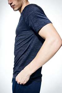 Nouvel article arrivée 2026 logo personnalisé prix le moins cher simple couleur bleue unie ensemble pour hommes - Product Image 4