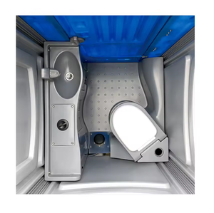 Cabina de Baño Portátil de Plástico, Baño Móvil para Obras de Construcción, Baño Móvil para Exteriores - Product Image 1