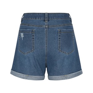 Pantalones cortos de mezclilla personalizados Premium 2025, pantalones cortos de verano para mujer, nuevos pantalones cortos elegantes desgastados para mujer - Product Image 5