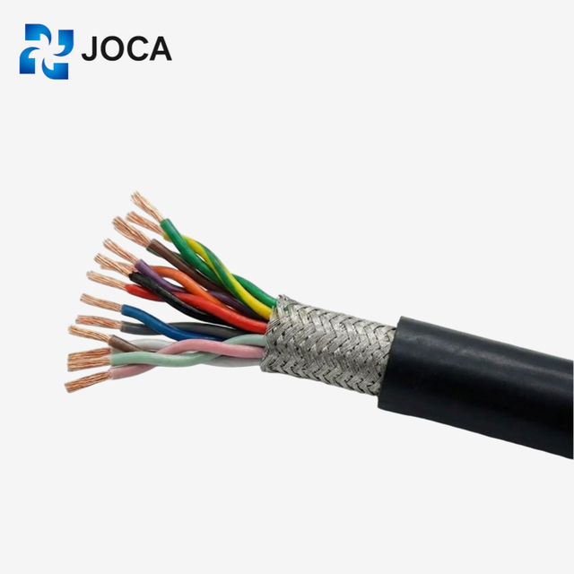 JOCA Shielded Torsion Resistant Robot Cable - PUR Jacket Thermoplastic Insulation for Industrial Automation