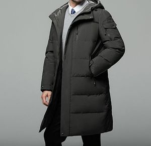 Chaqueta acolchada de moda para hombre, abrigo largo y grueso de plumón de pato, chaqueta de invierno para hombre - Product Image 5
