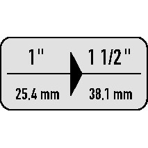 GEDORE KB 2137 Drive 1 ? Salida 1 1/2 ? Accesorio de Ampliación para Destornilladores Promocionales - Product Image 4