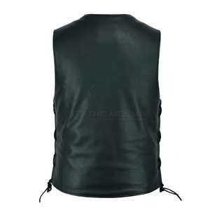 Gilet en cuir pour homme personnalisé, durable, hiver, meilleure qualité, design tendance, gilet en cuir à la vente, 2026 - Product Image 6
