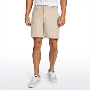 Shorts décontractés en sergé pour hommes, shorts chino à devant plat extensibles pour l'été, les activités de plein air, le port quotidien et les occasions décontractées de travail - Product Image 2