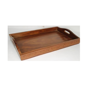 Encantadora bandeja de madera rústica para decoración de mesa, pieza funcional hecha a mano para cabecera de cocina o Idea de regalo - Product Image 4