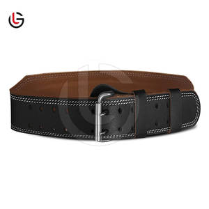 Vente chaude de haute qualité ceinture en cuir d'haltérophilie 2025 Logo personnalisé ceinture en cuir d'haltérophilie - Product Image 2