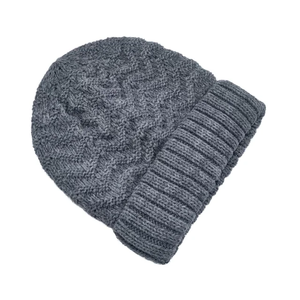 Bonnet tricoté d'hiver de haute qualité avec logo personnalisé Bonnet en acrylique brodé à la main pour hommes et femmes Style de voyage Fabriqué en Inde - Product Image 3