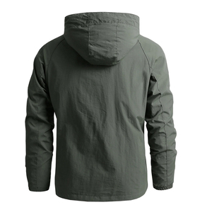 Veste Softshell d'extérieur imperméable et respirante pour hommes, doublée en polaire, coupe-vent thermique, vêtements d'extérieur pour la randonnée et l'escalade d'hiver - Product Image 4