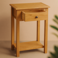 Table console extensible en chêne rustique moderne avec tiroirs et rangement Sukavina Ho Chi Minh City pour salle à manger, couloir, chambre