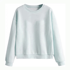 Sweat-shirt en coton imprimé avec logo personnalisé pour femmes avec manches longues et col rond pour l'hiver - Product Image 4