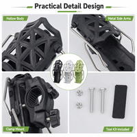 Porte-gobelet de vélo sans perçage, universel, rotatif à 360° °   Support de bouteille d'eau pour guidon de vélo, vélo électrique, moto, convient à 85 mm