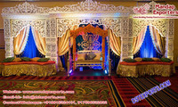 Grand thème Punjabi Dj nuit scène décoration musulmane henné fête colorée scène mariage indien Desi Sangeet nuit scène décor
