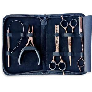 Kit d'outils d'extension de cheveux professionnels de haute qualité pour femmes 3 trous pince rasoir ciseaux Salon qualité usine en gros - Product Image 2