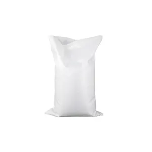Weiße einfarbige pp-Gewebepäckchen | 25 kg 50 kg leere Landwirtschaft weiße PP-Gewebe Mais-, Saatgut-, Mehl-Reissäcke zu verkaufen