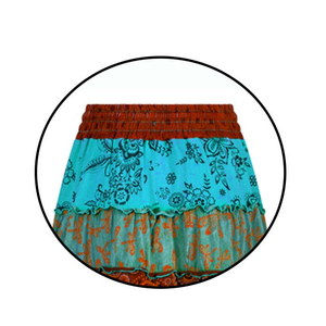 กระโปรงแมกซี่เอวสูงสำหรับผู้หญิงกระโปรงเทนนิสสีทึบ100% โพลีเอสเตอร์ลำลองเป็นมิตรต่อสิ่งแวดล้อม - Product Image 6