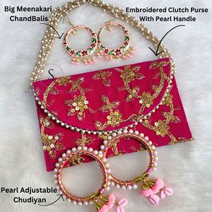 มาใหม่ทำด้วยมืองานแต่งที่ชื่นชอบการเย็บปักถักร้อยงานฝีมือพร้อมกำไลและต่างหูของขวัญกำไลข้อมือปักกำไลข้อมือ - Product Image 3