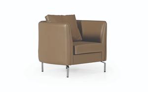 Sofá moderno de alta calidad, tapicería suave al tacto, diseño contemporáneo, estructura duradera, tonos neutros elegantes, 87 × 84 × 75 cm - Product Image 1