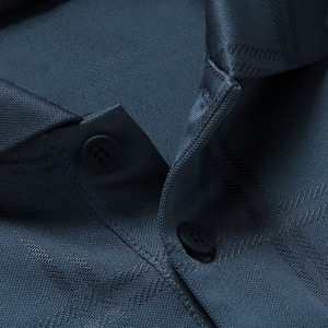 เสื้อโปโลมีซิปสำหรับผู้ชายระบายอากาศได้ดีเป็นมิตรกับสิ่งแวดล้อม - Product Image 4