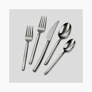 Stainless Steel Wedding Dinnerware Luxury Silver Plated Cutlery Set Luxury Restaurant Wedding Fork Spoon Cutlery Set - Product Image 3