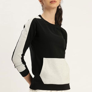 Sudadera de mujer Sudadera de manga larga Camisa de lana Top informal para Streetwear Estilo Sudadera - Product Image 4