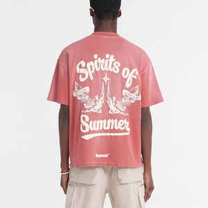 Fournisseur de t-shirts OEM | T-shirt en coton imprimé et uni personnalisé | Vêtements décontractés en gros direct d'usine - Product Image 5