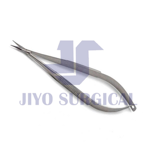 Tijeras quirúrgicas de microcirugía de acero inoxidable de precisión con mango de resorte Tijeras de disección oftálmica manual - Product Image 2