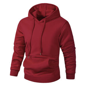 Sudadera con capucha de algodón con logotipo personalizado para hombres mejor valorados Sudaderas con capucha cálidas de invierno informales Sudaderas con capucha de lana de algodón pesado para hombres - Product Image 5