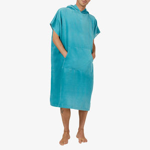 2025 Cotton Hoodie Beach Poncho for Adults Quick Dry Wetsuit Changing <b>Towel</b> Bath <b>Robe</b> with Hood for Surfing <b>Swimming</b> Men's Size - Product Image 6