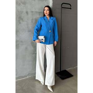 <span class=keywords><strong>Blazer</strong></span> ajusté bleu ciel - BLEU CIEL - Product Image 3