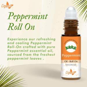 Crysalis Pure & Huile essentielle de menthe poivrée naturelle Roll on 5ml-0.16 FLOz pour cheveux - Product Image 3