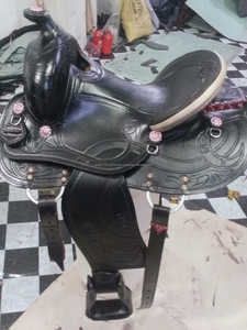 Premium Leather Handmade Comfortable Racing Western English Horse Saddle Wooden Fiberglass <b>Plastic</b> <b>Tree</b> Customization Available - Product Image 4