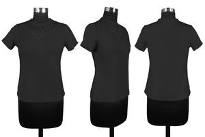 Última camiseta India exclusiva de moda, camisetas sin mangas de punto de moda para mujer, apliques, ropa Regular cómoda, Tops formales - Product Image 6