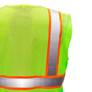 Cheap Polyester Traffic Work Security Jacket Hi Vis Reflective <b>Safety</b> Vest Clothing with Custom logo - Product Image 2