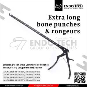 Source d'alimentation manuelle Orthopédique Kerrison Spinal Punch Chirurgical Os Rongeur Bayonet Micro Kerrison Rongeur Punch - Product Image 3