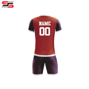 Uniforme de football personnalisé Logo personnalisé col rond antibactérien respirant à manches courtes vêtements d'entraînement de haute qualité 100% football - Product Image 4