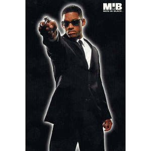 Men in Black Postcard Made From Durable <b>Paper</b> Material - Product Image 1