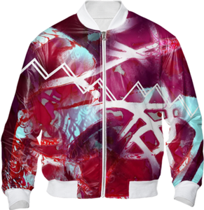 เสื้อแจ็คเก็ตเบสบอลแบบวาร์ซิตี้สำหรับผู้ชาย แฟชั่นทันสมัย ผลิตจากโพลีเอสเตอร์ซาติน 100% ปิดด้วยซิป ผ้าแคนวาสหนา กันน้ำ ระบายอากาศได้ดี - Product Image 2