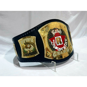 เข็มขัดโลโก้อัลลอยด์แบบเต็มความยาว2มม. หนาปรับแต่งได้เข็มขัดฝึกมวยปล้ำเอวสูงสำหรับโลกน้ำหนักมาก - Product Image 4