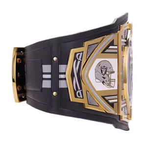Venta al por mayor WWE Título personalizado Campeonato cinturón de lucha libre artes marciales placas de zinc boxeo MMA cuero Campeonato Ronpex - Product Image 4