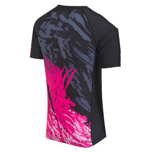 MMA Rashguard Compression Shirt Spandex Polyester Respirant Écologique Séchage Rapide Gym Training BJJ Short Heat-Transfer - Product Image 4